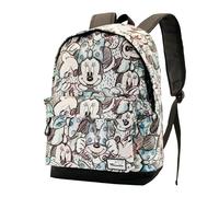 Disney Sac à dos Minnie rembourré urbain avec port USB Noir