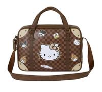 Karactermania Sac pour ordinateur Hello Kitty Squares 42 x 30 cm Brun Femme Taille unique