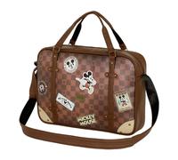 Disney Sacoche pour ordinateur portable Mickey Mouse Journey Brun 42 x 30 cm Taille unique