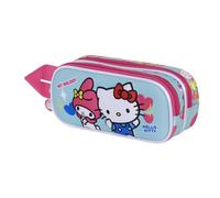 Karactermania Sanrio Hello Kitty Friendship-Trousse 3D Double, Bleu, 22 x 10 cm