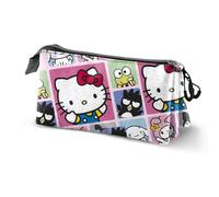 Trousse Triple - Hello Kitty Panels - Multicolore - Taille Unique Multicolore G