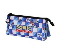 Karactermania Trousse triple Sega-Sonic FAN 2.0 Bleu