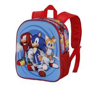 Karactermania Sega-Sonic Friends-Sac à dos 3D Petit, Bleu