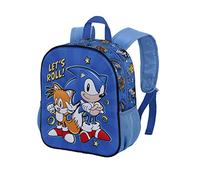 Karactermania Sega-Sonic Lets roll-Sac à dos 3D Petit, Bleu