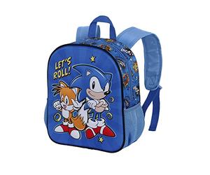 Karactermania Sega-Sonic Lets roll-Sac à dos 3D Petit, Bleu