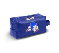 Karactermania Sonic The Hedgehog Action-Trousse de Toilette de Voyage Brick Plus, Bleu, 27 x 13 cm