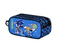 Karactermania Sonic The Hedgehog Go-Trousse Trick Fan 2.2, Bleu, 23 x 11 cm