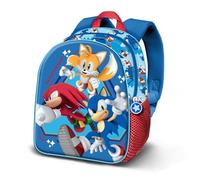 Karactermania Sonic The Hedgehog Heroes-Sac à Dos 3D Elite, Bleu, 25 x 30 cm, Capacité 7 L