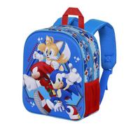 Karactermania Sonic The Hedgehog Heroes-Sac à Dos 3D Elite, Bleu, 25 x 30 cm, Capacité 7 L