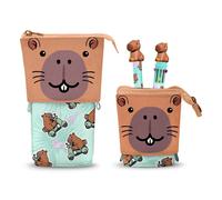 Karactermania Trousse Oh My Pop! Capybara – stylo 10 couleurs + stylo gel effaçable – vert