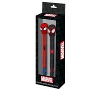 Pack de Crayon Éternel + Stylo - Spiderman Peter - Rouge - Taille Unique