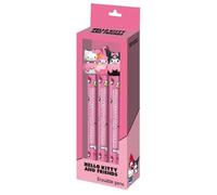 Karactermania Stylos gel effaçables Hello Kitty Mix-pack 3 pièces Rose 9,5 x 23 cm