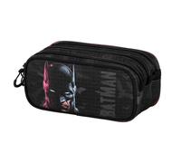 Karactermania Trousse Batman Face Trick Fan 2.2 3 compartiments Noir 23 x 11 cm