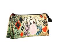 Karactermania Trousse DC Comics Harley Quinn Mad Love Triple Beige