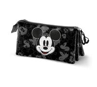 Disney Trousse triple Mickey Mouse Year Noir Taille unique 23 x 11 cm