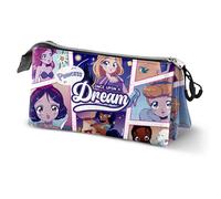 Disney Trousse triple Princesses Comic multicolore 23 x 11 cm