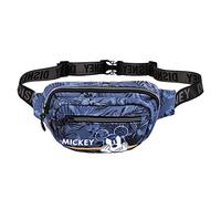 KARACTERMANIA Unisex-Adult Blue-riñonera Mickey Mouse Blue Sac Banane Glaze, Bleu, Taille Unique EU