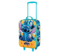 Disney Valise trolley Karactermania Lilo et Stitch Colors souple 3D Enfants Turquoise