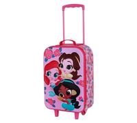 Disney Valise trolley Princess Flowers Soft 3D 26 L Rose Enfants
