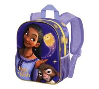 Karactermania Wish, Asha et la Bonne Étoile Star-Sac à Dos 3D Petit, Lilas