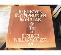karajan - beethoven - Beethoven n°9 symphonien Karajan - berliner philarmoniker - lot de 8 disques deutsche grammophon