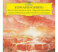 KARAJAN/BERLINER PHILHARMONIKER - GRIEG: PEER GYNT SUITEN 1 & 2, VINYL LP NEUF