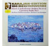 KARAJAN/ BIZET - BIZET:L'ARLESIENNE SUITE NR 1&2/CARMEN SUITE NO1 VINYL LP BERLIN PHILHARMONIC VON KARAJAN 1971