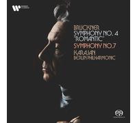 Karajan BPO Bruckner : Symphonies No. Hybride 4 & 7 nouvellement remasterisé ...