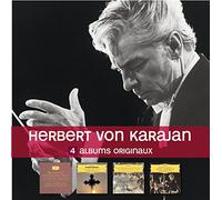 Karajan – 4 albums originaux : Beethoven, Symphonie n.9, La mer, Requiem – 4 CD – Import