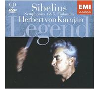 Karajan Herbert Von - Sibelius : Finlandia - Symphonies Nos. 4 & 5 (inclus Bonus DVD)
