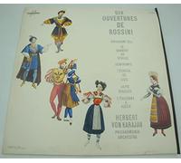 Karajan - Karajan/Philharmonia Orchestra - six ouvertures de Rossini - l'italienne à Alger LP Columbia