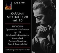 Beethoven / Randall / Majdan - Karajan Spectacular Vol. 10 - Live Recording, Rome 4th December 1954 [Compact Discs]
