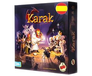 Karak Jeu de société espagnol avec dés | Explorez les coins mystérieux du labyrinthe | Jeu de société amusant familial pour 2 à 5 joueurs | Exploration, stratégie et surprises