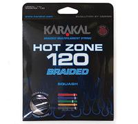 Karakal Hot Zone Lot de 120 cordes de squash tressées Noir