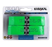 Karakal Lot de 2 poignées de rechange en polyuréthane - Vert - Pour tennis, squash, badminton