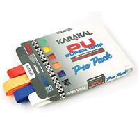 Karakal Supergrip en polyuréthane coloré (Lot de 6), Blanc-A693