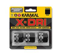 Karakal x-dri Housse Grip - Lot de 3 noir Noir