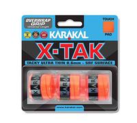 Karakal x-tak Housse Grip - Lot de 3 Orange Orange