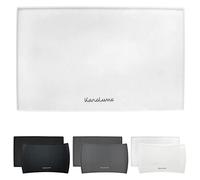 KaraLuna Tapis d'alimentation en Silicone de qualité supérieure (Transparent (carré), Taille L)