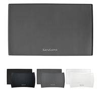 KaraLuna Tapis de gamelle en Silicone de qualité supérieure - 48 x 30 cm (Gris, rectangulaire) - pour Chat - pour Chien - Gamelle à Manger - Tapis en Silicone