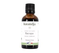 Karandja | Extrait de plante Bacopa Bio (Bacopa monnieri) | Concentration & Sérénité | Phytothérapie | 50 ml | Fabriqué en France
