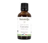 Karandja | Extrait de plante Curcuma Bio (Curcuma longa) | Digestion, Muscle & Articulation | Phytothérapie | 50 ml | Fabriqué en France