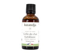 Karandja | Extrait de plante Griffe de chat - Katsklauw Bio (Uncaria tomentosa) | Immunité & Articulation | Phytothérapie | 50 ml | Fabriqué en France