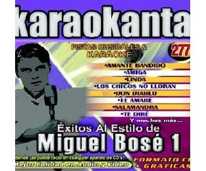 Karaokanta KAR-4277 - Al Estilo de Miguel Bose - I Spanish CDG Various