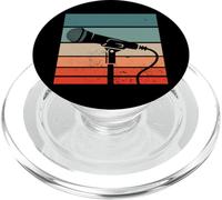 Karaoké Bar Vintage Microphone Chanter Parti Musique Cadeau PopSockets PopGrip pour MagSafe