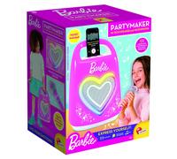 Lisciani Haut-parleur & micro Barbie PARTYMAKER — Karaoké Bluetooth, effets lumineux, dès 4 ans
