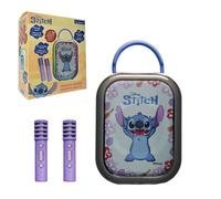 Lexibook – Machine de karaoké Stitch BTC030D – Bluetooth, 2 micros sans fil, Bleu