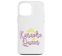 Karaoké Chant Reine Microphone Musique Bar Chanteur Cadeau Coque pour iPhone 13 Pro Max