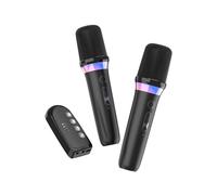 Karaoke Companion Wireless Microphone Dynamic 5.3 DSP Mixer System RGB Colorful Light 3.5mm AUX Amplifier Host