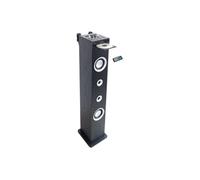 INOVALLEY HP49CD - TOUR DE SON BLUETOOTH - LECTEUR CD ET FONCTION KARAOKE - 100W - RADIO FM - PORT USB - ENTREE AUX-IN - NOIR